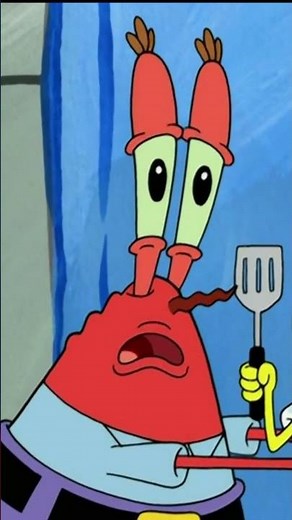 SpongeBob gets the thousand yard stare!