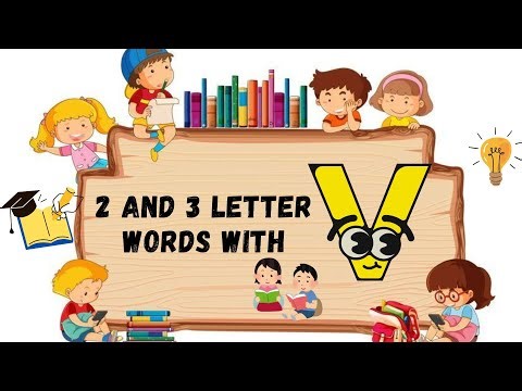 2 and 3 letter words with "V"