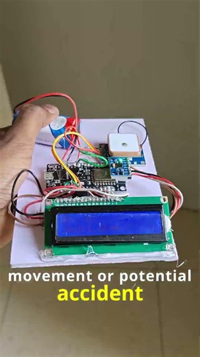 Accident Alert System #IoT #esp32 #engineering