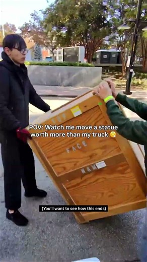 Best Dallas Movers | POV: Watch me move a statue worth more than my truck 😅
