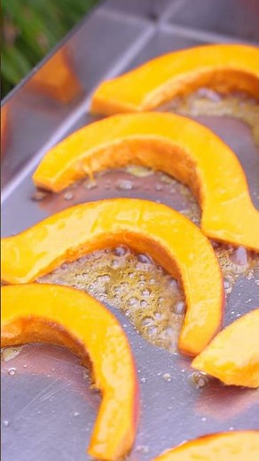 Courges rôties au sirop d'érable • Recette à la Plancha
