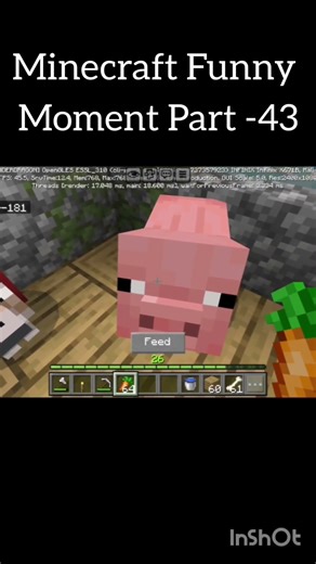 Funny Moment 😂 l Part-43 l Minecraft