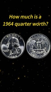 How much is a 1964 quarter worth? #coin #dollar #quarter #coincollecting #treasurehunt | HeritCoin