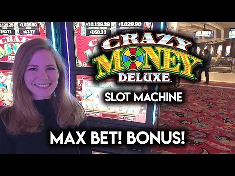 Spinning the Sky Wheel! Crazy Money Deluxe Slot Machine! MAX BET! BONUS!!!