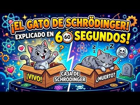 ¡El gato de Schrodinger Explicado en 90 Segundos!