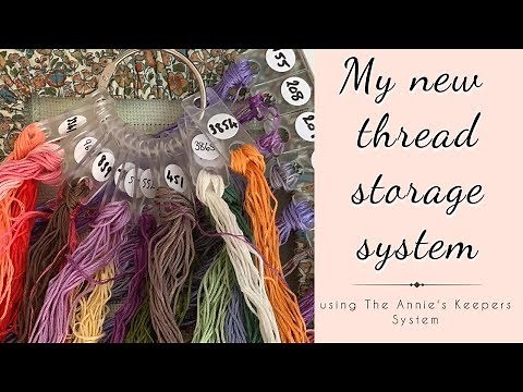 Flosstube: My new thread storage using Annie's Keepers