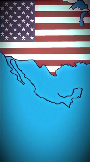 Small Scale Mexico #minecraft #mexico #northamerica #map #flag #geography #history #shorts