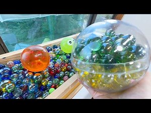A handmade marble run course. Vol. 99 (4K) – A culmination of original ideas. ASMR video.