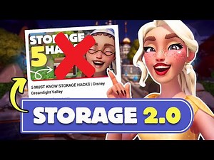 Stop Wasting Space in Disney Dreamlight Valley! (Updated Storage Guide 2025)