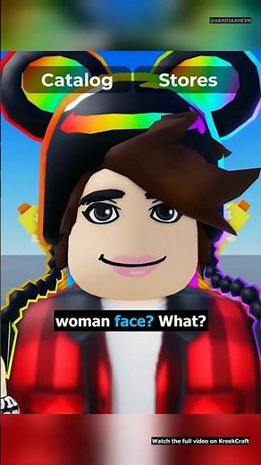 Roblox Man Face Has Two Eyebrows 💔