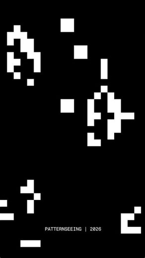 Crazy automaton. Cellular automata with crazy rules. #genuary2026 day09 #creativecoding