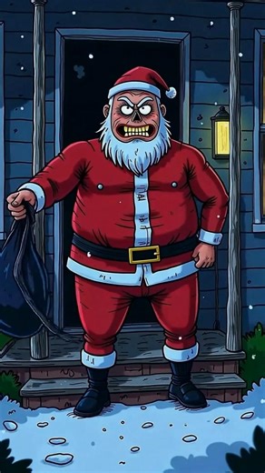 Evil Santa is Real #horror #animation #horrorfiction