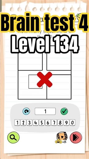 Brain test 4 level 134 | Brain test! #shorts