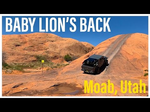 First time off-road in Moab? Hit BABY LION'S BACK first!