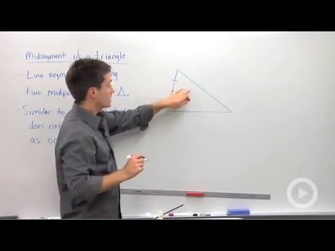 Constructing a Triangle Midsegment