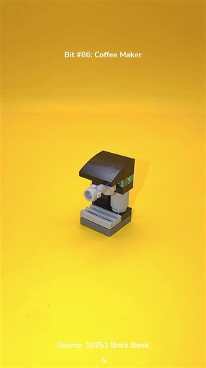 Construcción de Cafetera con LEGO 10251