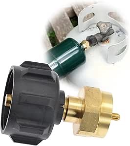 Refill Adapter for 1lb Propane Tanks & Fits 20lb Tanks