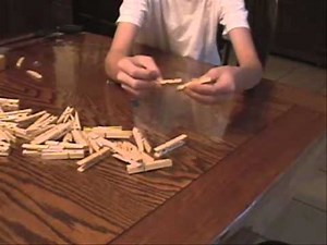 How to make a clothes pin gun