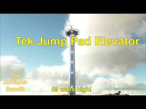 Tek Jump Pad Elevator! - ARK: Survival Evolved