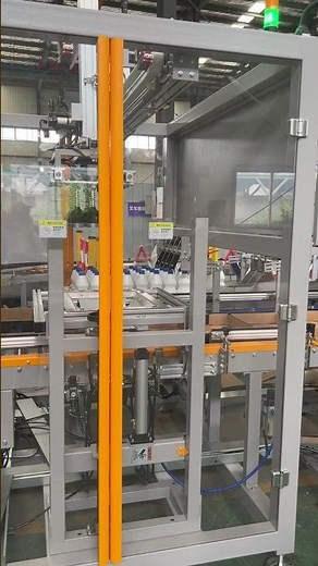 Bottles Shrink Wrapped Trays Packer | Automatic Tray Packing Machine For Beverage Industry #packers