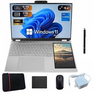 15.6 in Double Screen Laptop Computer 2.9GHz 16GB RAM 1TB SSD HDMI Windows 11  | eBay UK