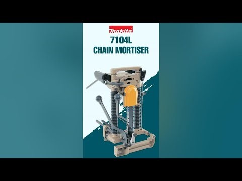 Makita Chain Mortiser 7104L Demo | Precision Woodworking in Action | Balaji Machine Tools