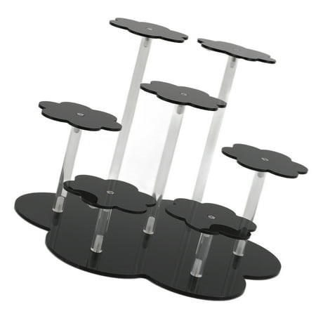 Acrylic Display Stand for Figures, Cupcakes, Perfumes, Multipurpose Storage Organizer with Easy Assembly, Countertop Desktop Decoration - Walmart.ca