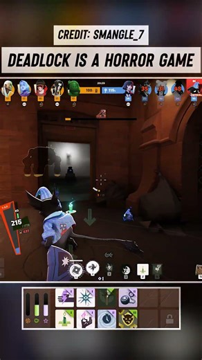 Sometimes Deadlock is a horror game 😱 #deadlock #deadlockclips