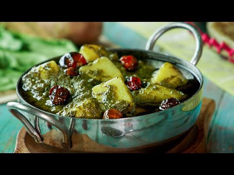 Aloo Palak Recipe By SooperChef