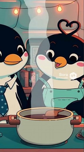 The Penguings know how to enjoy the cold #pengwings #christmas #helpmemakethismakesense