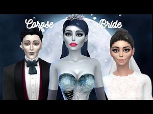 Sims 4 Corpse bride CAS | Emily,Victor and Victoria