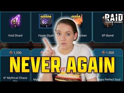 NEVER MAKING THIS MISTAKE AGAIN - Raid: Shadow Legends - RSL