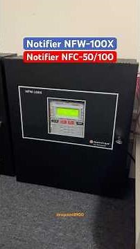 Notifier NFW-100X with NFC-50/100 #shorts #firealarm #firealarmpanel