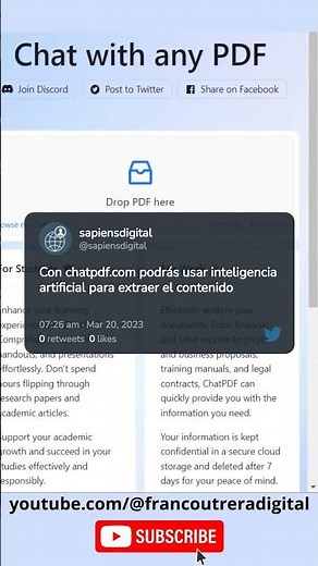 ChatPDF ChatGPT en tus documentos PDF