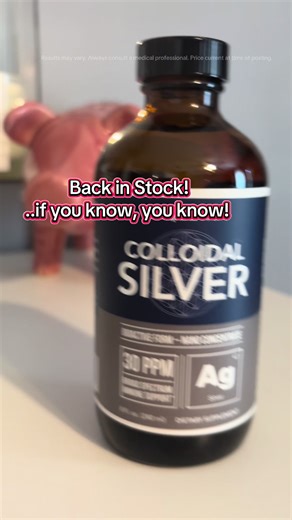Colloidal silver is back in stock today and it is on a sale! Snatch it up before stock runs out again! If you know you know!!! #holisticwellness #tiktokshopcreatorpicks #newyearnewme #healthmusthaves #notmedicaladvice