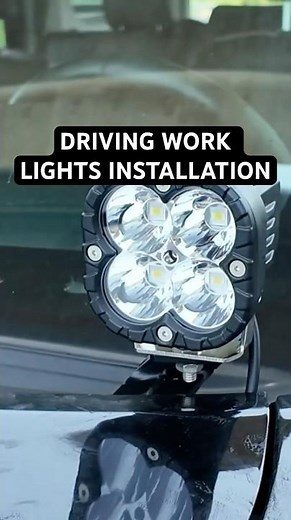 Pod Lights Toyota 4Runner 2010-2024 Driving LED Work Lights Installation #toyota #toyota4runner