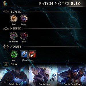Full Patch Notes --> https://riot.com/patch810 | League of Legends