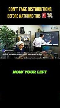S Corporation Owner Distributions Explained #distribution #scorporation #taxes