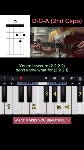 Learn How to Play What Makes You Beautiful Easily