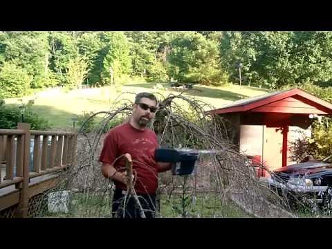 Ryobi One + Battery Powered 10 inch Chainsaw 10 year Review and Demo.