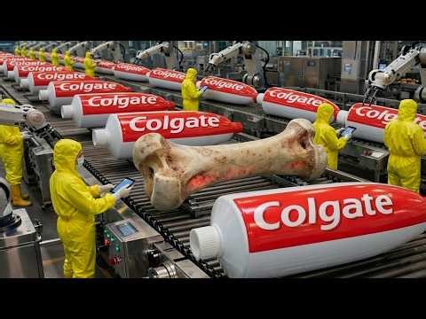 Inside the Most Modern Toothpaste Factory—From Animal Bones to Amazing Toothpaste/The Entire Process