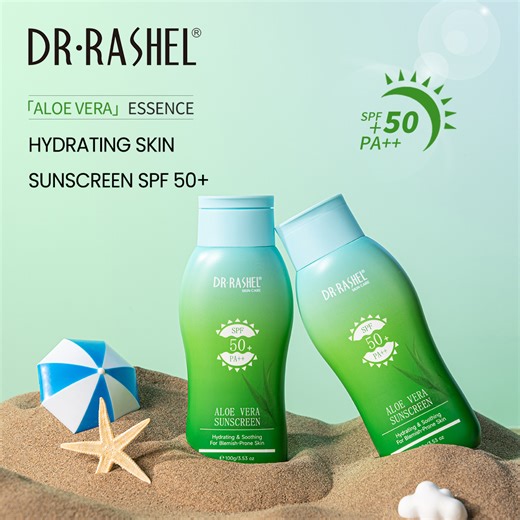 Dr.Rashel Aloe Vera Sunscreen SPF 50+ PA++ - 100g