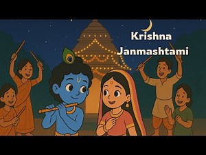 Krishna Janmashtami Story for Kids | Birth of Lord Krishna | Moral Story in English