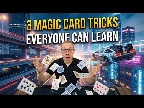 NO SKILL REQUIRED! 3 Best Card Tricks For Beginners