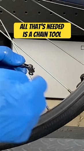 How To Prepare Chains For A Quick Link #shorts #bikerepair