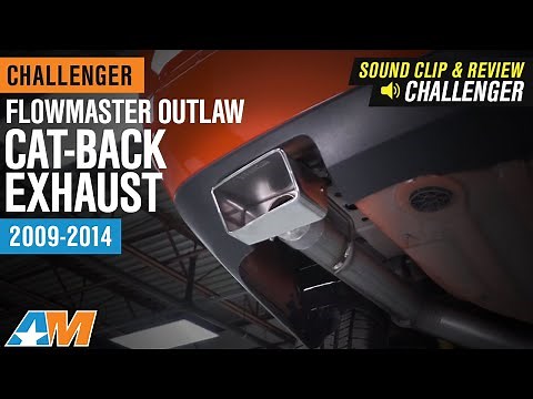 2009-2014 Challenger 5.7L Flowmaster Outlaw Cat-Back Exhaust Sound Clip & Review