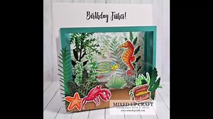 Our lovely Sam Calcott is showing you how to make this beautiful underwater-themed card using Paper Discovery Underwater World Collection 💙😍🐟🦞 Full tutorial here: https://bit.ly/2X4azXq | Craft Stash