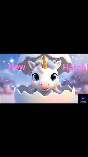 Did you know a baby unicorn can hatch too? 🦄✨