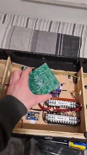 First short! model railway wiring and a quick question