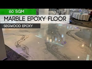Epoxy marble floor 60sqm - SEGWOOD Style